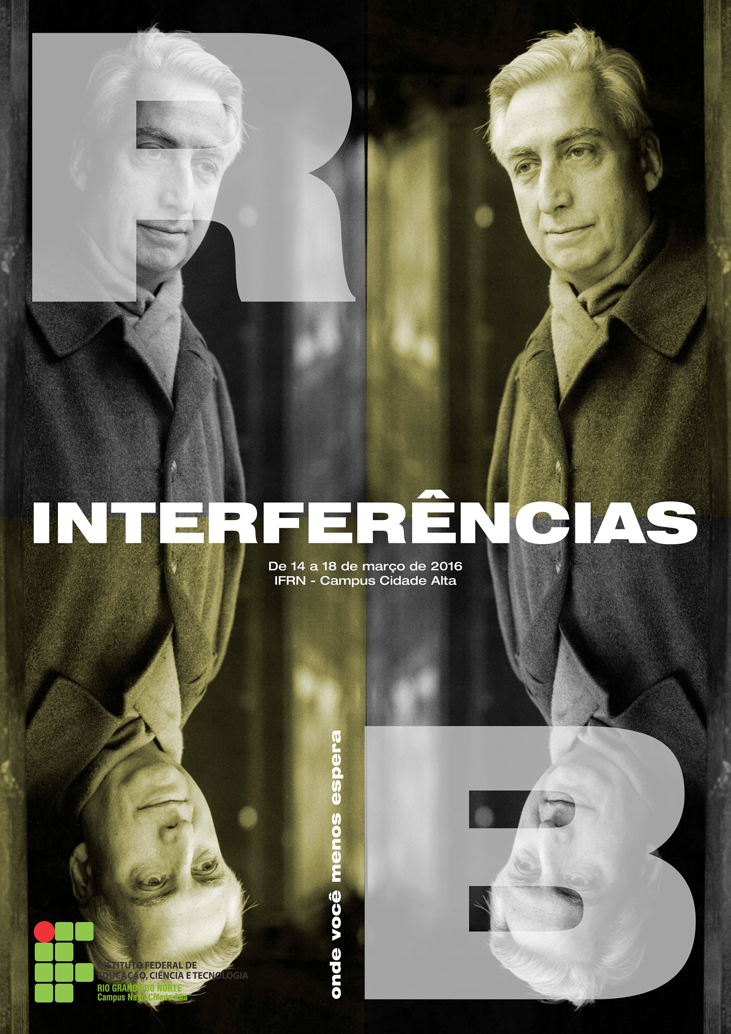 Cartaz do evento Interferências Roland Barthes